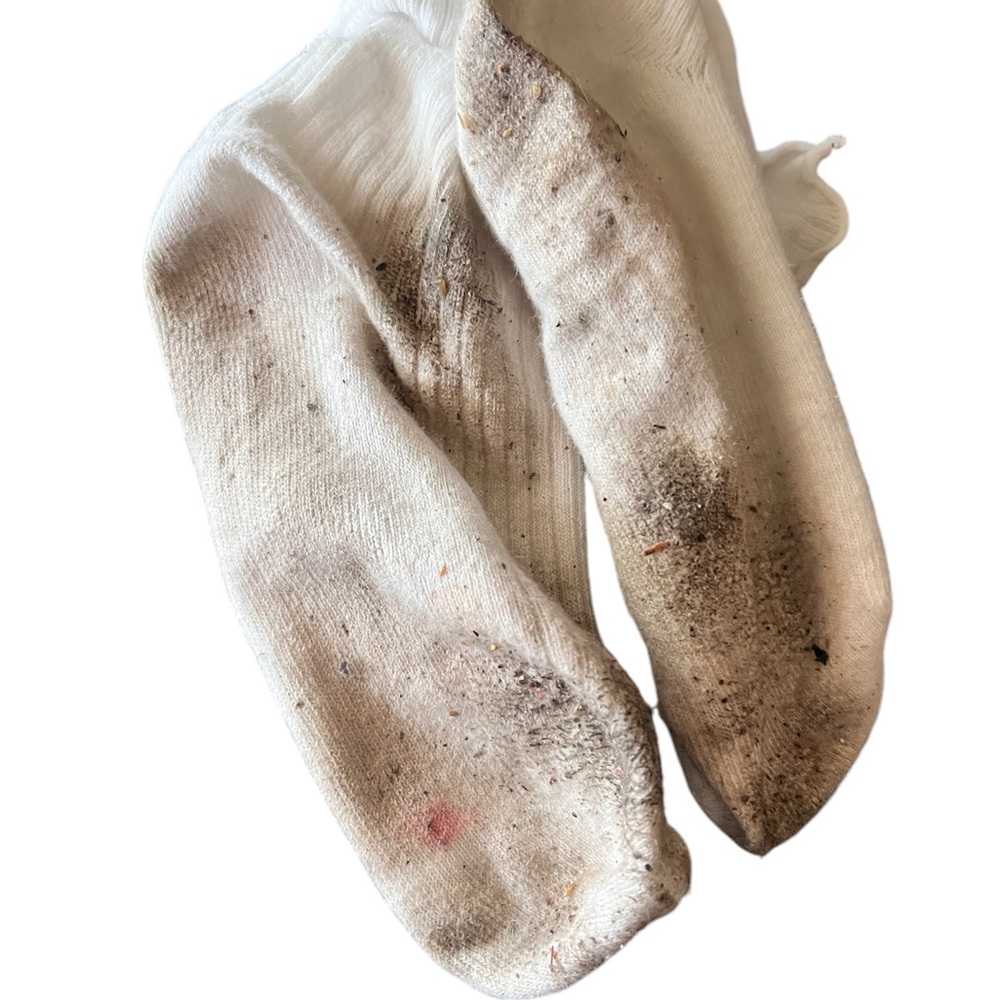 Well worn preown women’s socks